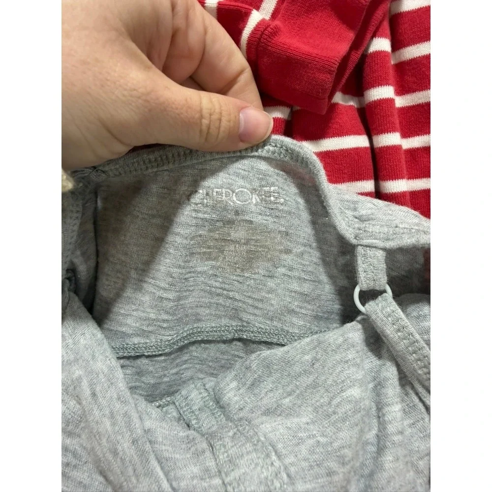Hanna Andersson Lands End‎ Cherokee Girls Dress Bundle Striped Gray Pink Red 4 5